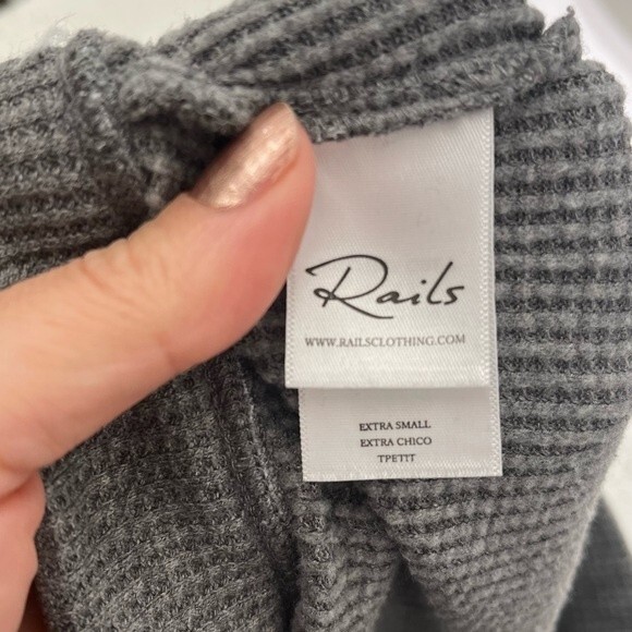Rails Molly Waffle Knit Pant in Heather Grey XS NWOT - Picture 11 of 15
